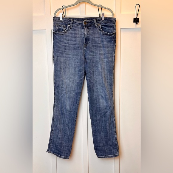 KUT from the Kloth Jeans Size 14 Women’s High Rise Straight Leg Blue Denim - Picture 1 of 11